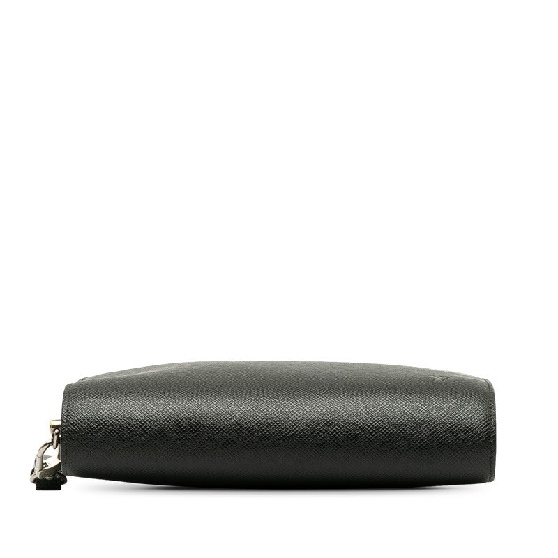 Louis Vuitton Taiga ing Bag Second Bag M30182 Noneir Black Leather Men Louis Vuitton