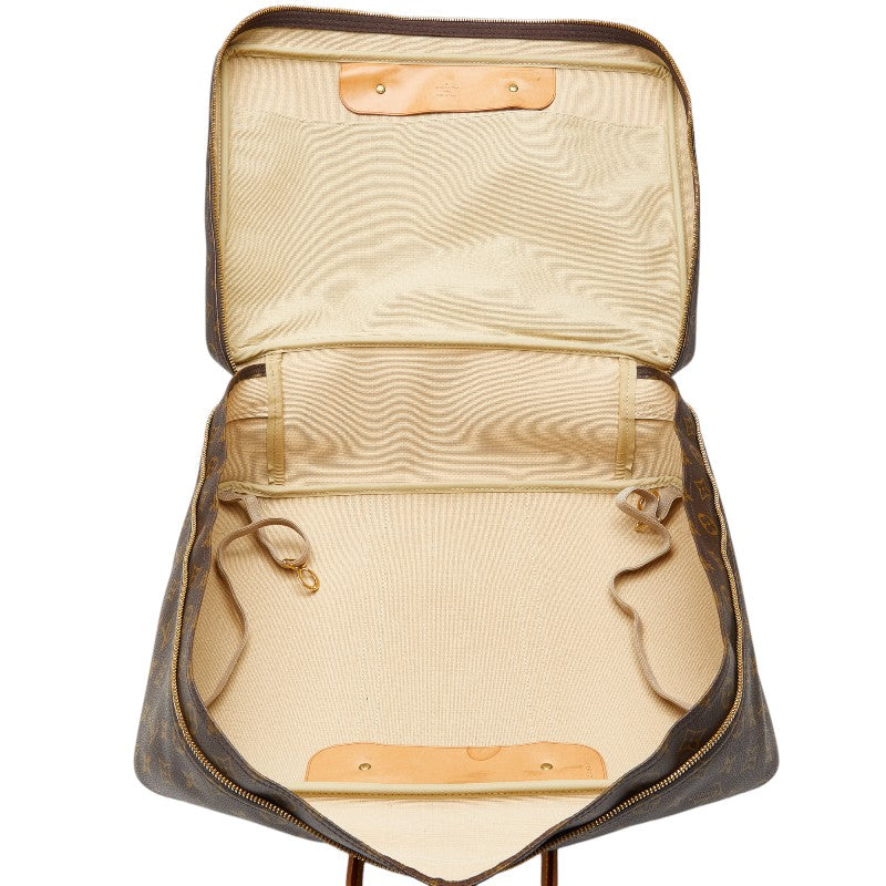 Louis Vuitton Monogram Sirius 45 Travel Bag Boston Bag M41408 Brown PVC Leather  Louis Vuitton