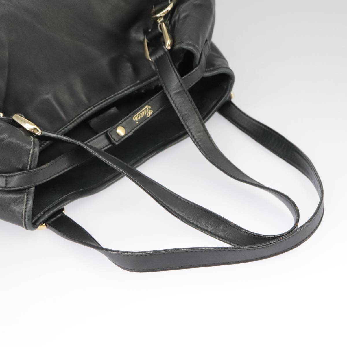 Gucci Abbey  Leather Tote Bag