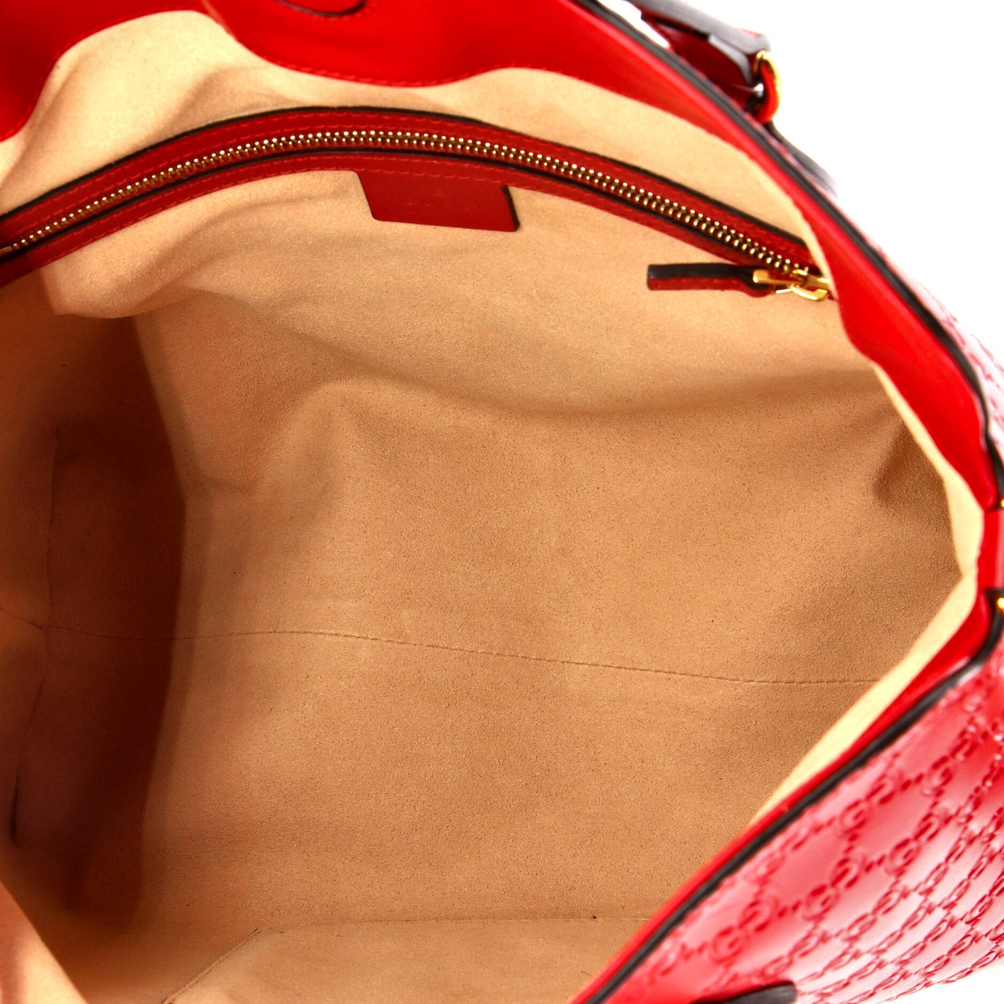 Signature Fold Over Tote Guccissima Leather Medium