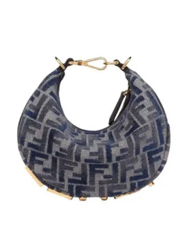 Luxury Fendi Luxury Fendigraphy Mini Shoulder Bag Blue