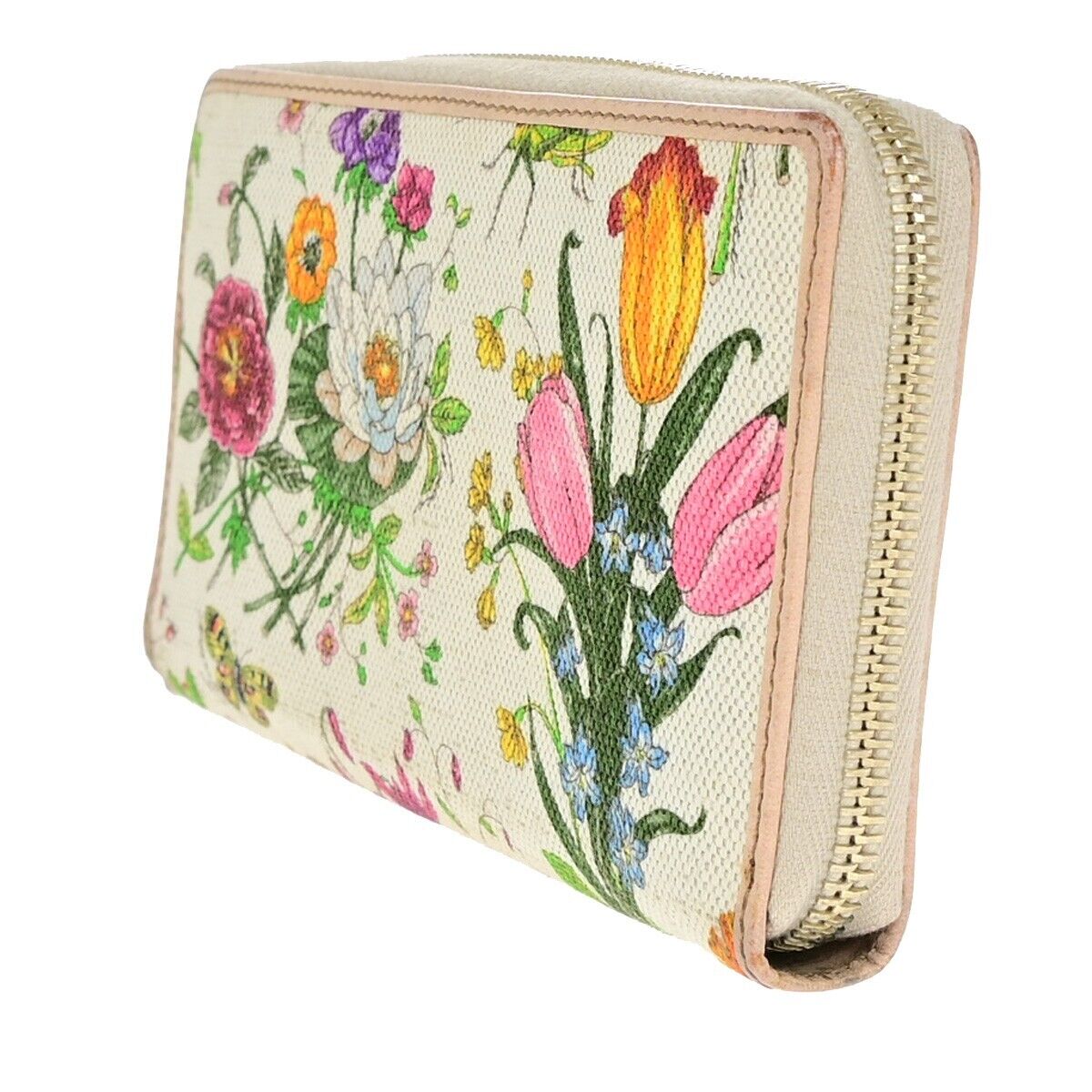 Gucci Floral  Canvas Wallet  ()