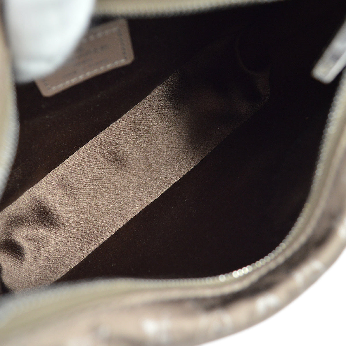 Louis Vuitton 2001 Beige Monogram Satin Little Boulogne Handbag M92143
