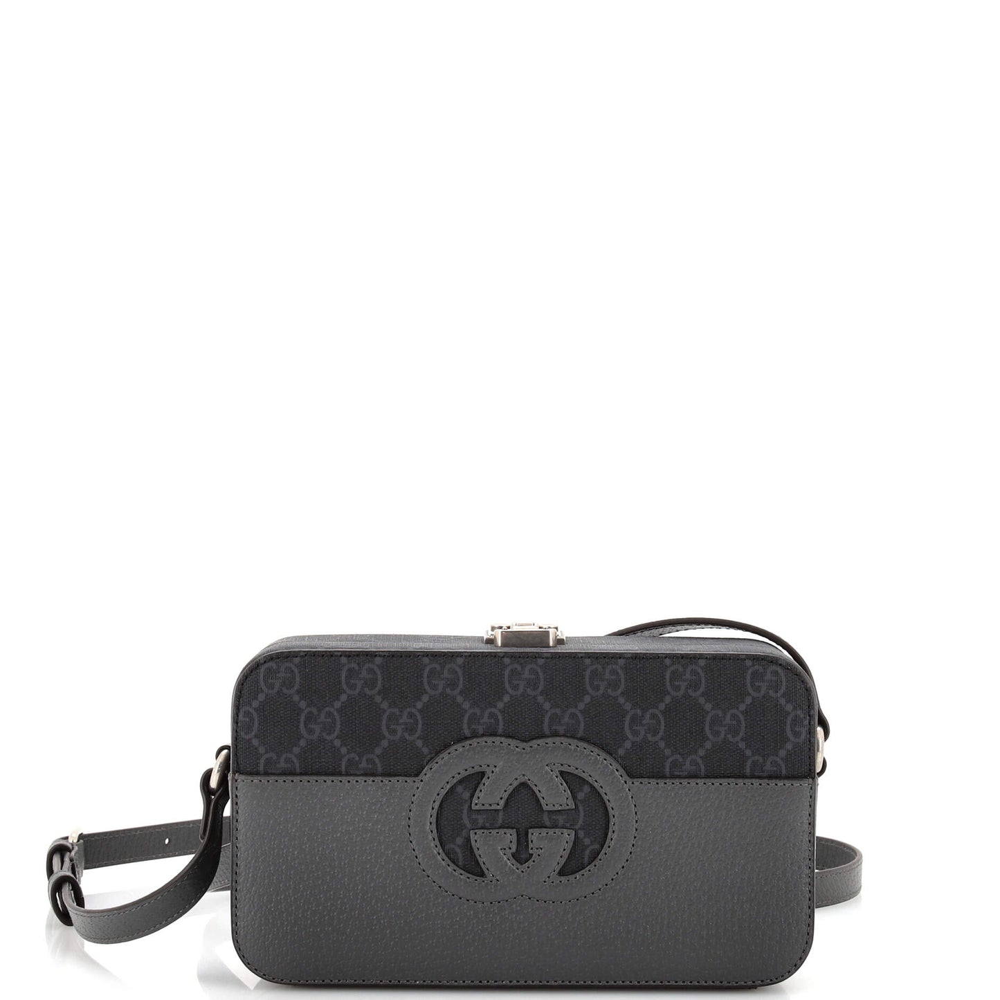 Luxury Gucci Trending 2025 Padlock Interlocking G Crossbody Bag GG Coated Canvas and Leather Mini