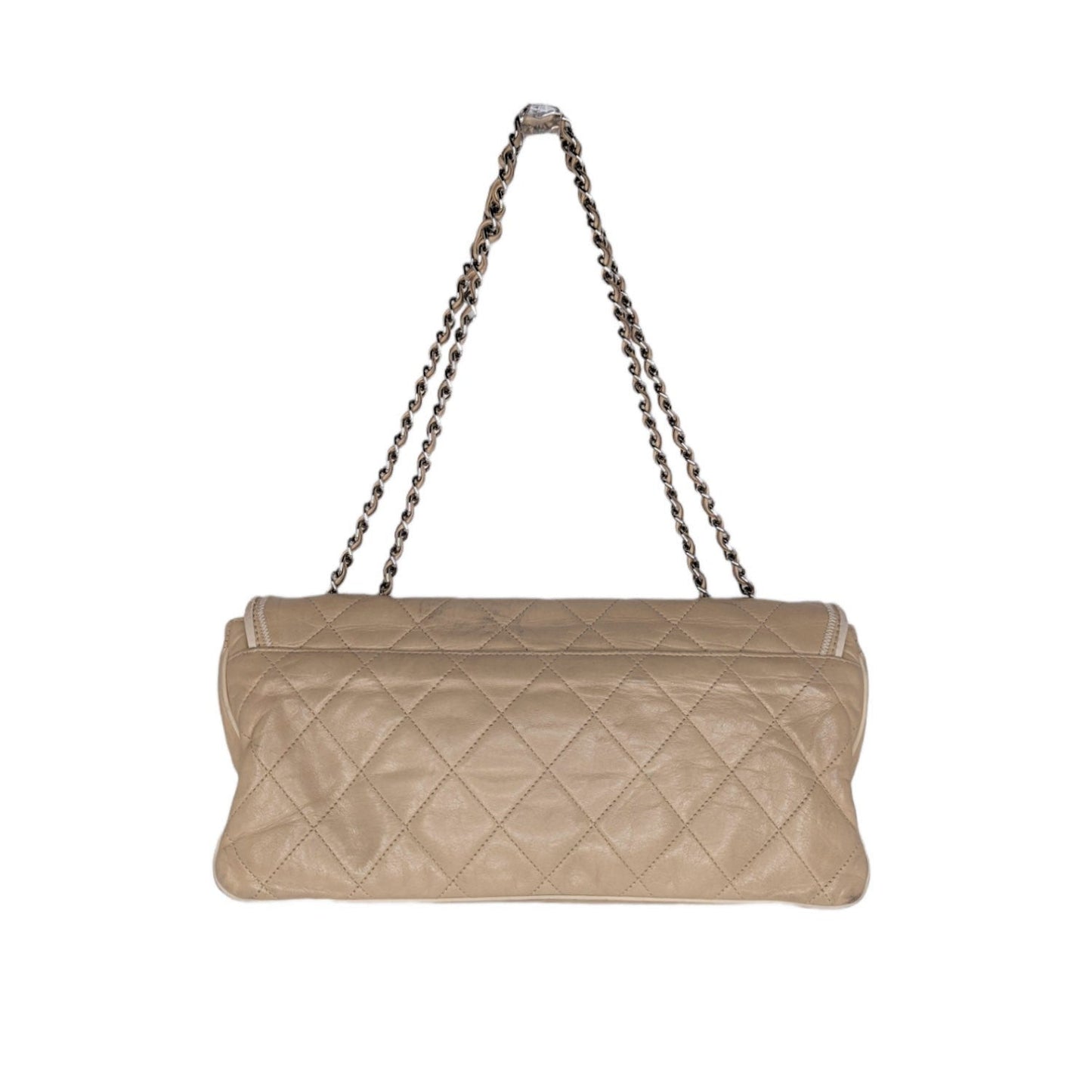 Luxury Chanel Beige Mademoiselle East-West Flap