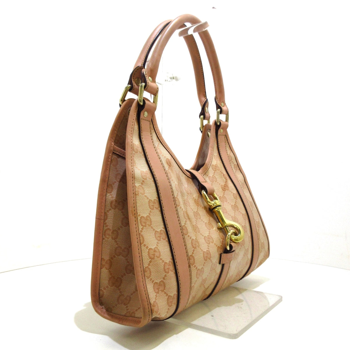 Gucci Gg Crystal  Canvas Shoulder Bag ()