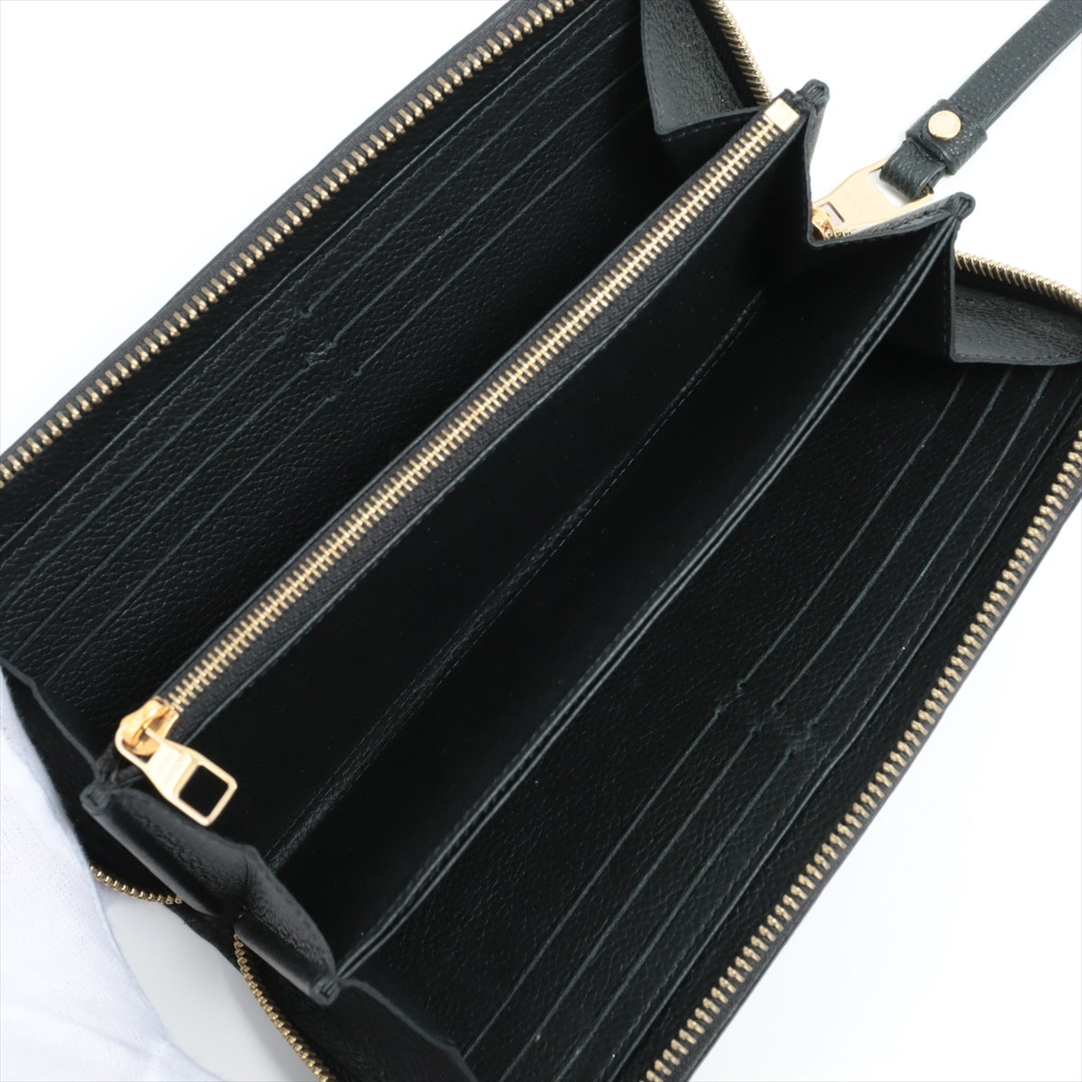 Louis Vuitton Implant  Wallet M61864 Noneir Round Zip Wallet