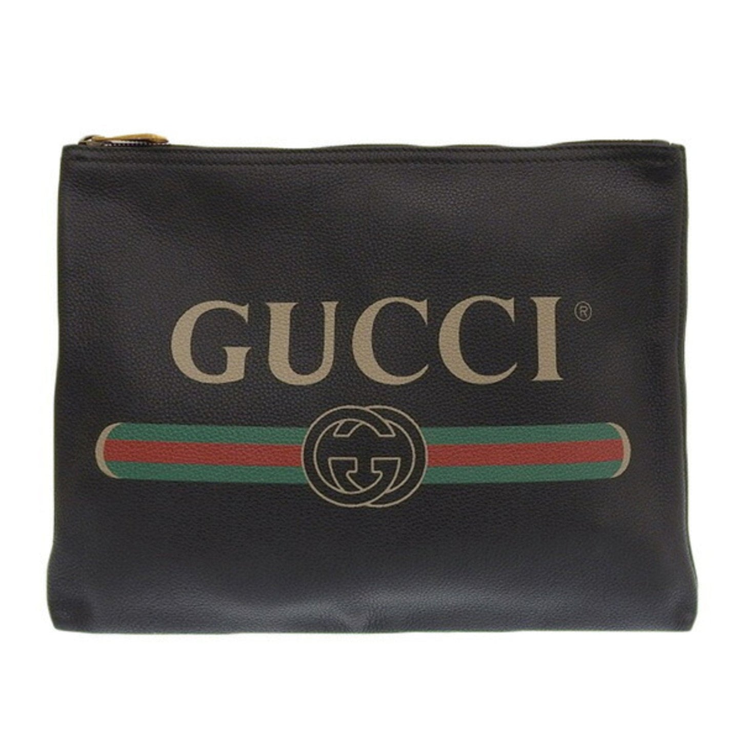 Gucci Imprime  Leather Clutch Bag ()