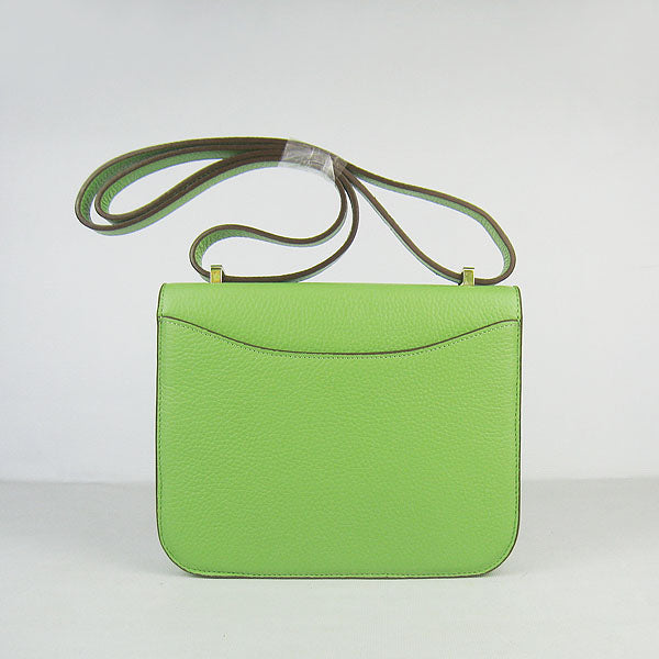 Luxury Hermes Constance Cowskin Leather Bag H017 green golden