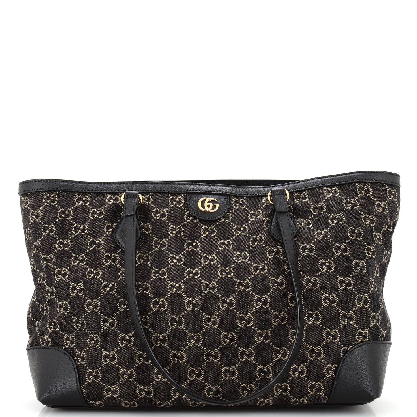 Luxury Gucci Trending 2025 Ophidia Shopping Tote GG Denim Medium