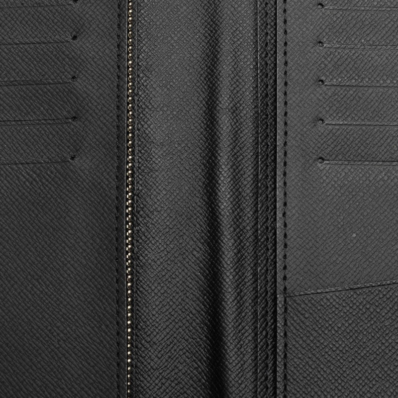 Louis Vuitton Damier Graphite Portefolio Brother Long Wallet N62665 Black PVC Leather Men LOUIS VUITTON