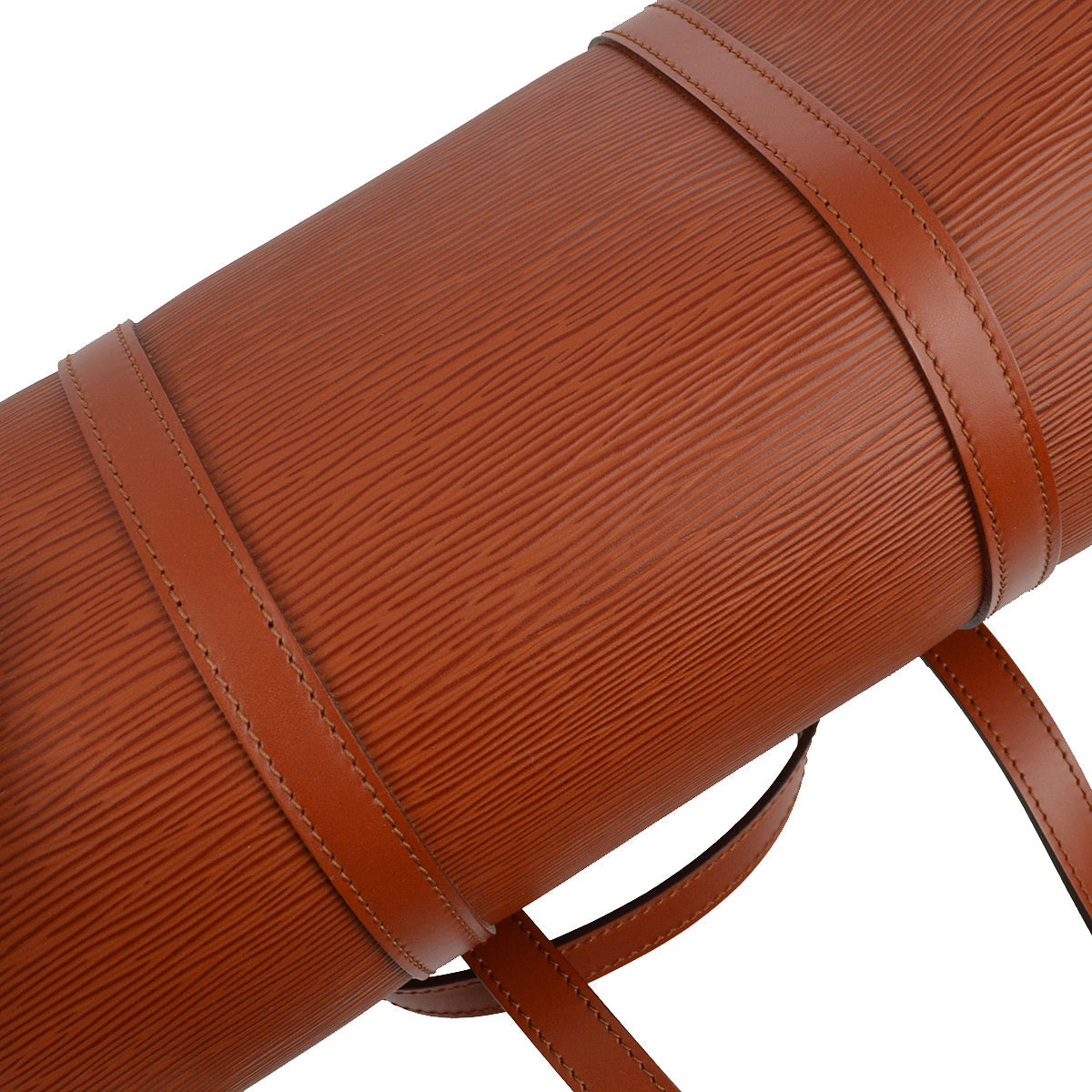 Louis Vuitton 1997 Brown Epi Soufflot Handbag M52867