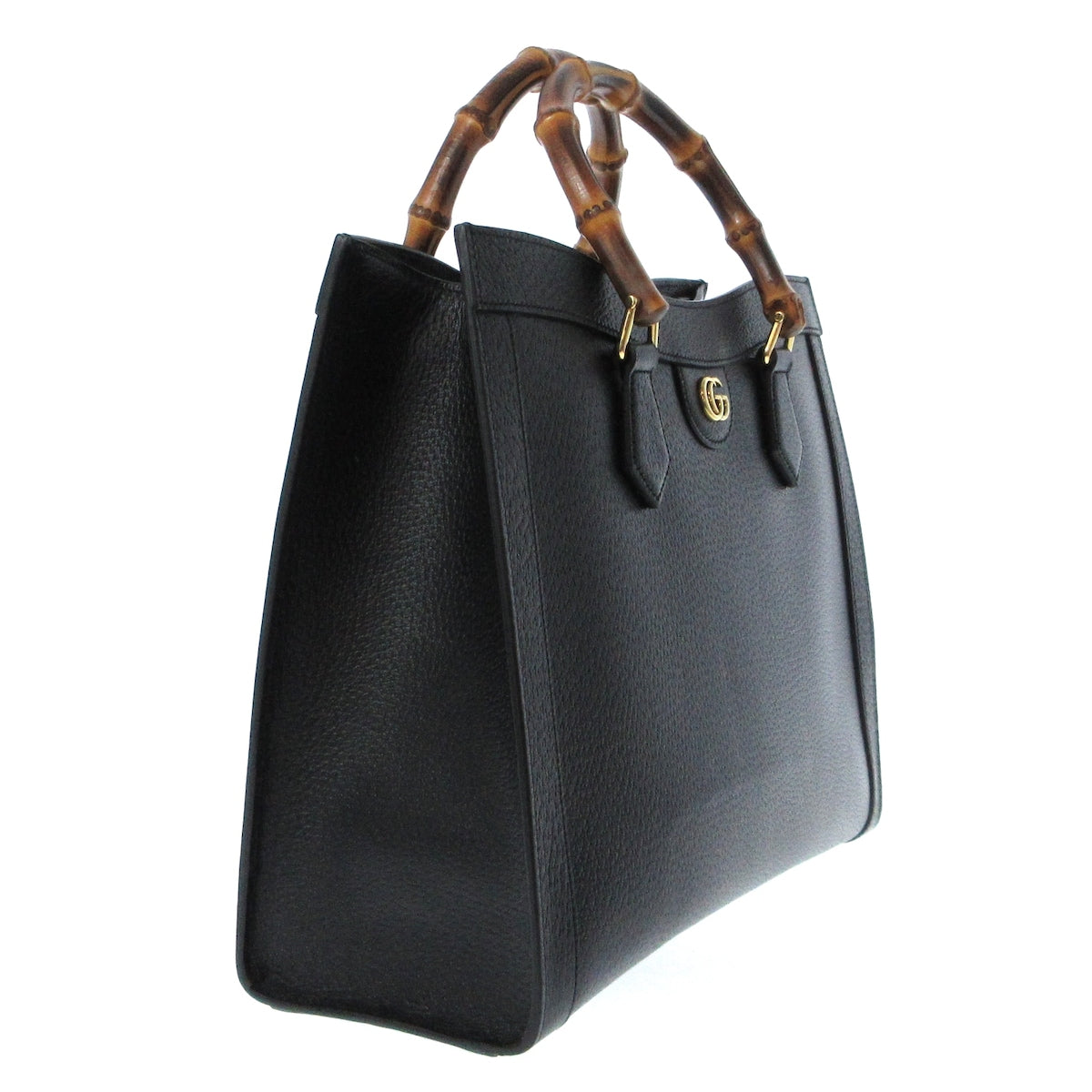 Gucci Bamboo  Leather Tote Bag ()