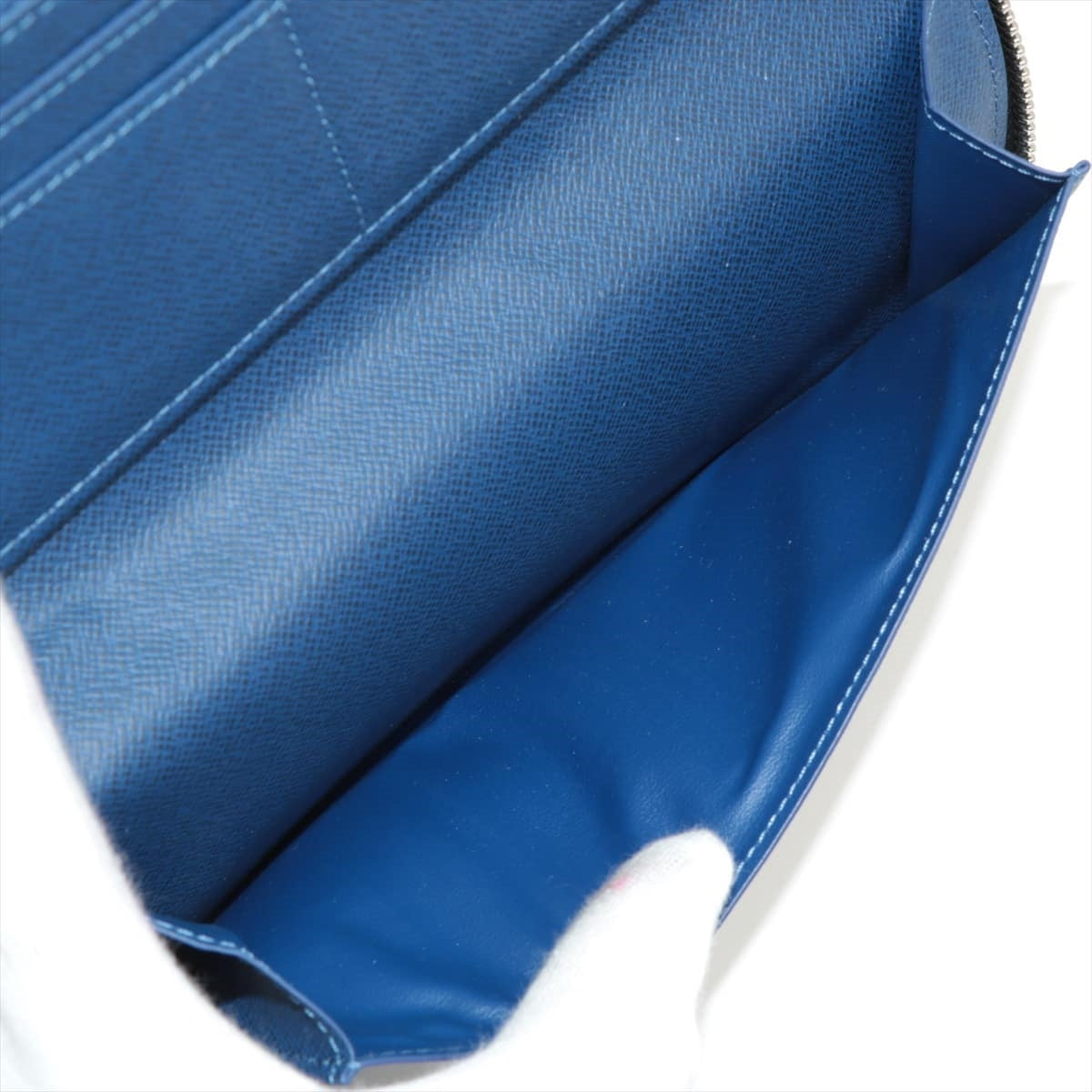 Louis Vuitton Zippy Vertical M30447 Cobalt Round Zip Wallet