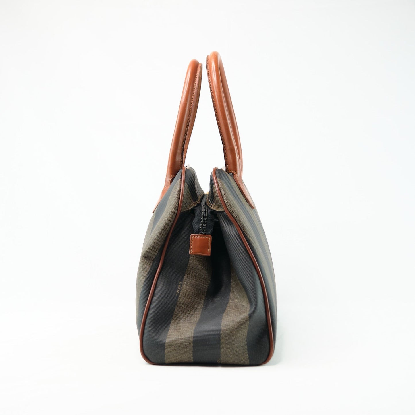 Luxury FendiPequin Canvas Handbag - '10s