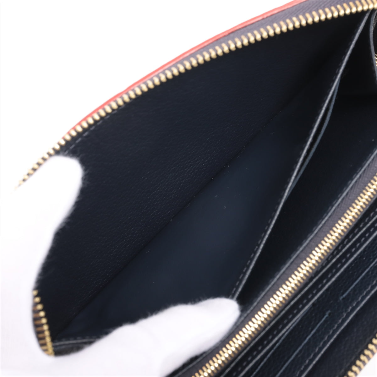 Louis Vuitton Implant  Wallet M62121 Marine Round Zip Wallet
