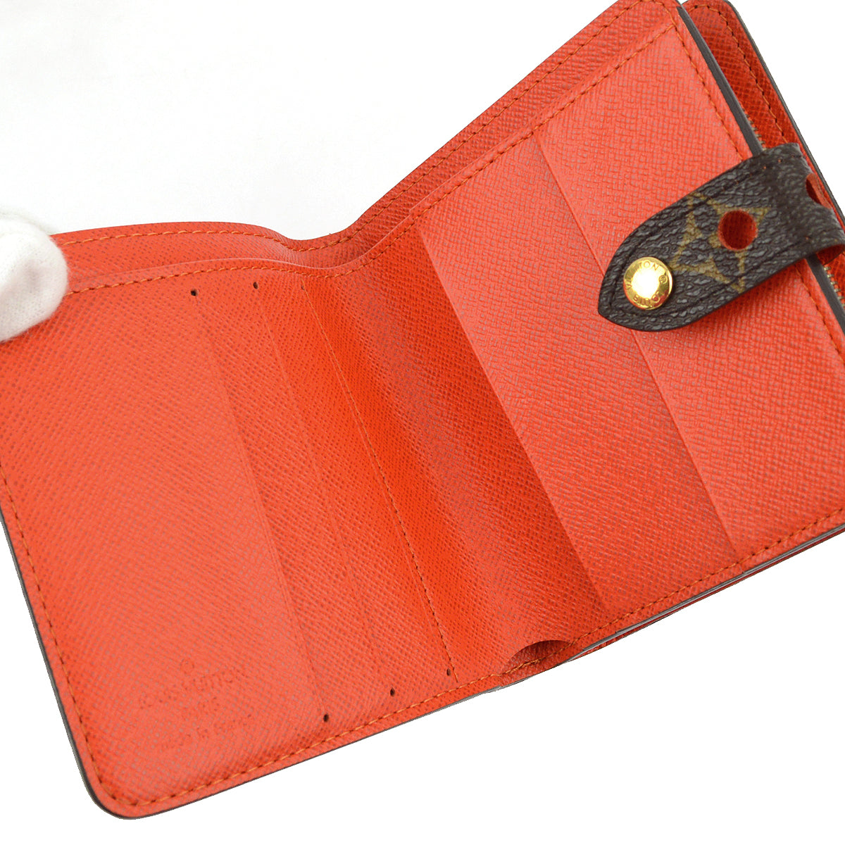 Louis Vuitton Monogram Perfo Compact Zip Wallet M95189