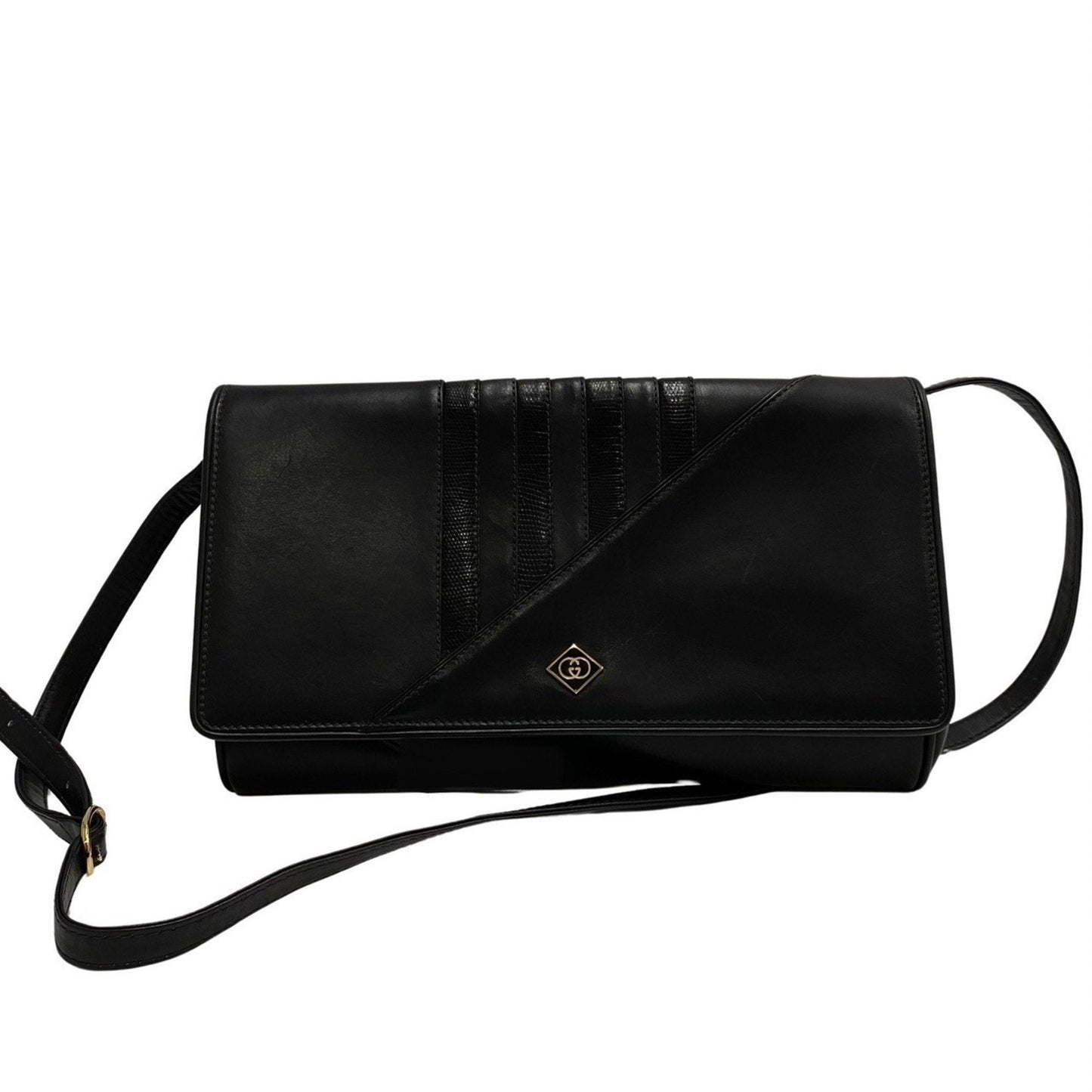 Gucci Interlocking G  Leather Clutch Bag ()