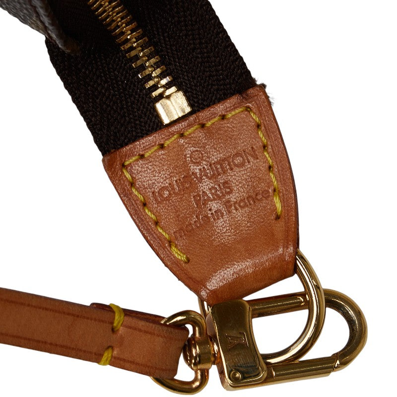 Louis Vuitton Monogram Pochette Accessories Handbag Accessories Pocket M51980 Brown PVC Leather  Louis Vuitton