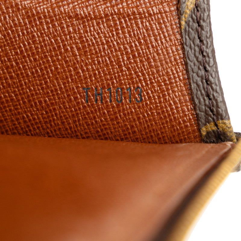 Louis Vuitton Monogram Posh Documentary Second Bag Paper Case M53456 Brown PVC Leather  Louis Vuitton