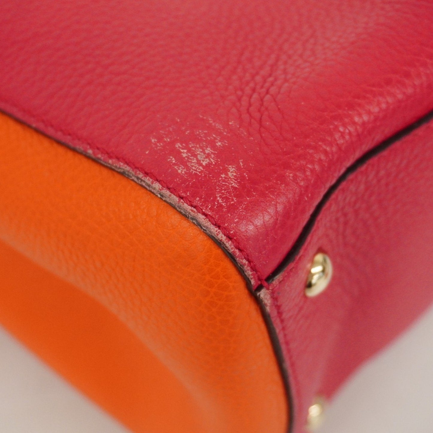 Gucci Bamboo  Leather Handbag ()