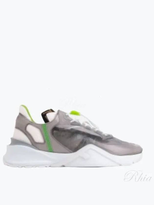 Luxury Fendi Flow Low Top Sneakers Grey