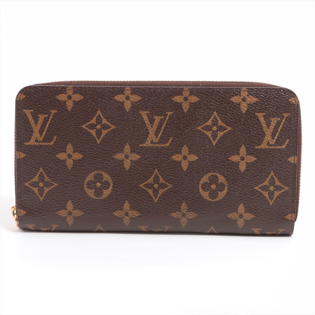 Louis Vuitton Monogram  Wallet M60017 Brown Round Zip Wallet