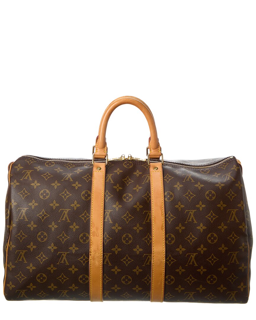 Louis Vuitton Damier Ebene Canvas Keepall 45 ( )