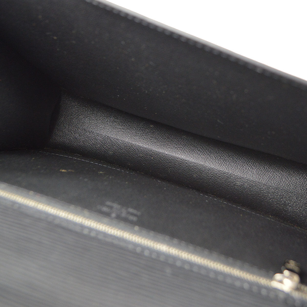 Louis Vuitton Black Epi Monceau 28 Handbag M52792