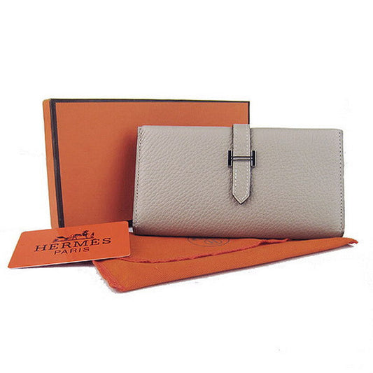 Luxury Hermes Wallet H008 Wallet Grey