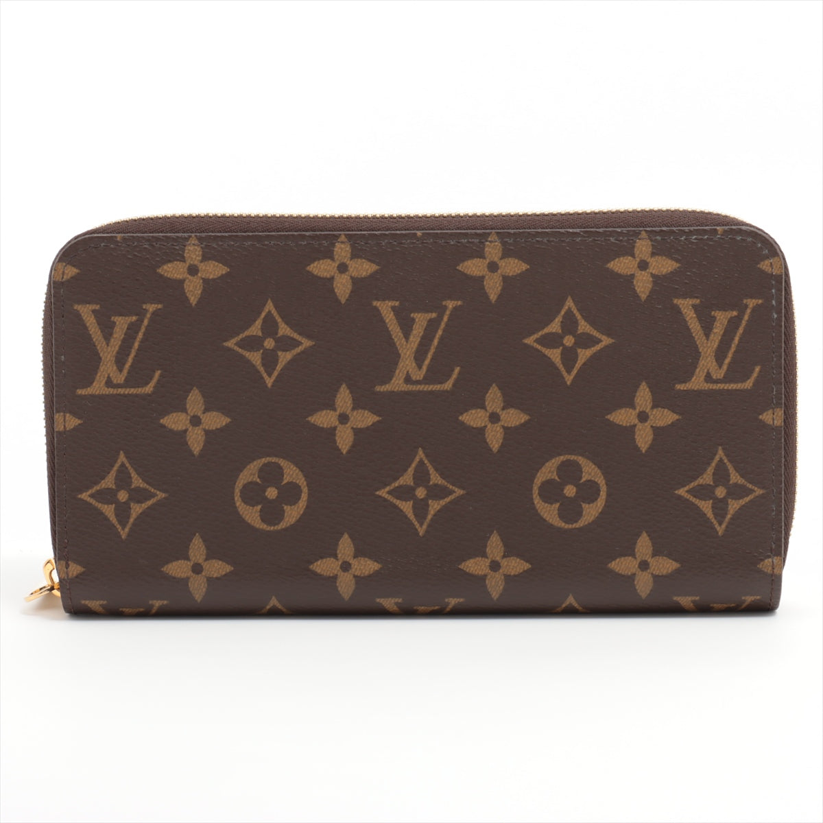 Louis Vuitton Monogram Zippyr Wallet M42616 Brown Round Zipper Wallet