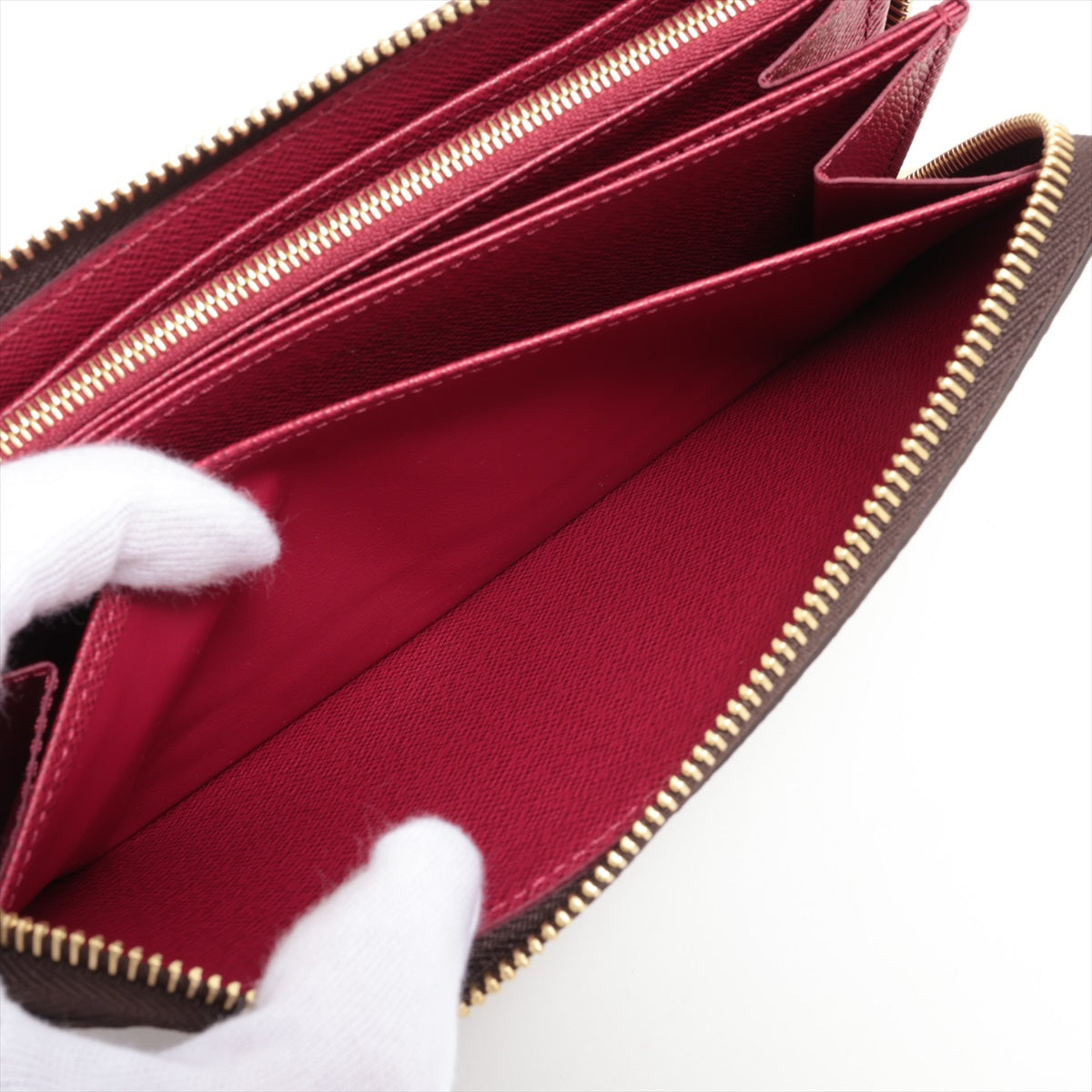 Louis Vuitton Monogram  Wallet M41895 Fushai Round Zip Wallet