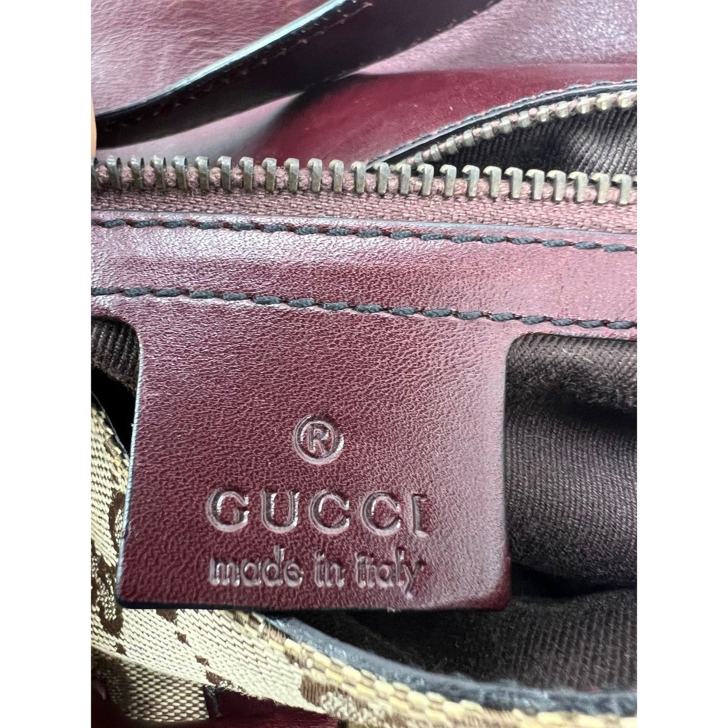 Luxury Gucci Trending 2025 Monogram GG Horsebit Chain Studded Burgundy Flap Shoulder Bag