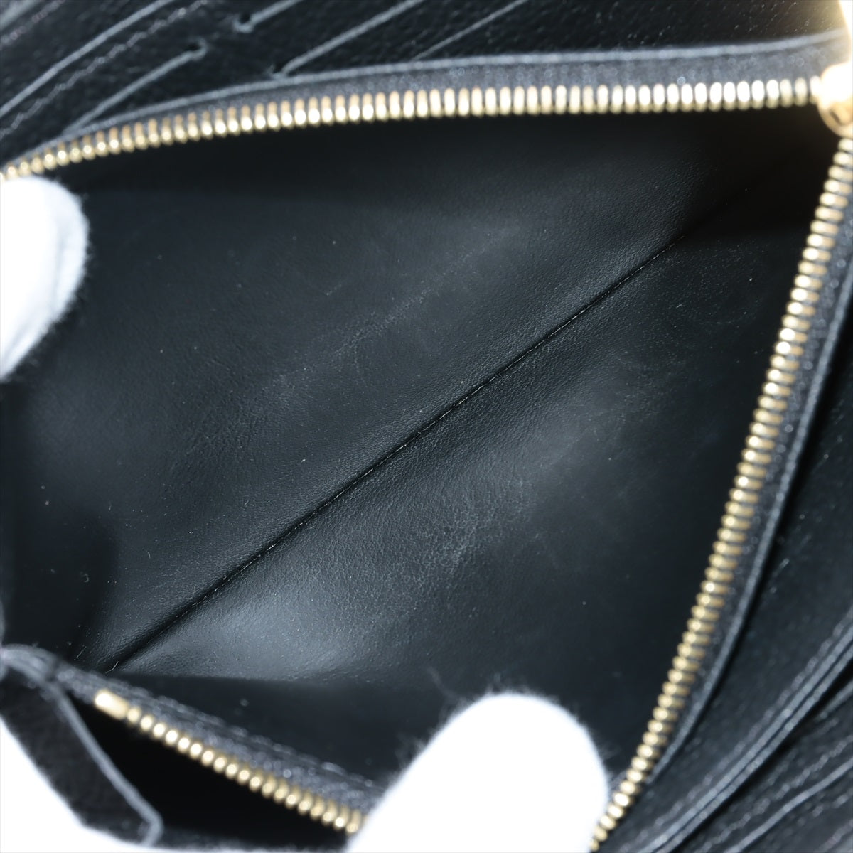 Louis Vuitton Monogram Amplant  Wallet M61864 Noneir Round Zip Wallet