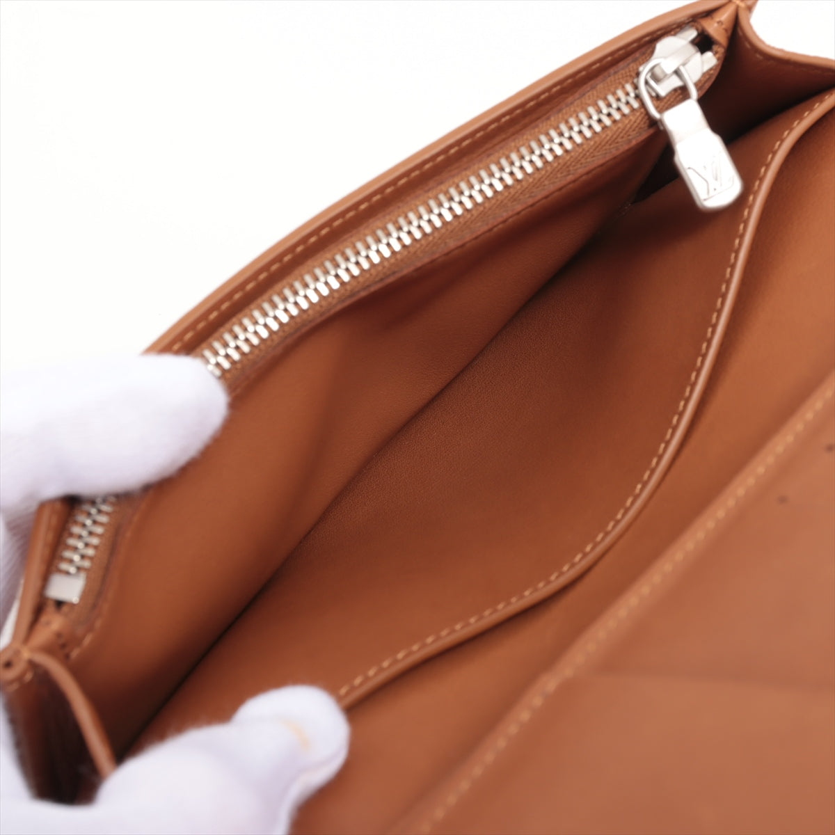 Louis Vuitton LV Logo Portefolio Brother M81756 Brown Long   Wallet