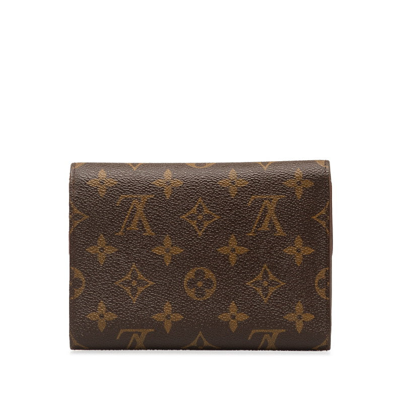 Louis Vuitton Monogram Porte Trezor Etui Papier Long Wallet M61202 Brown PVC Leather  Louis Vuitton  Trezor