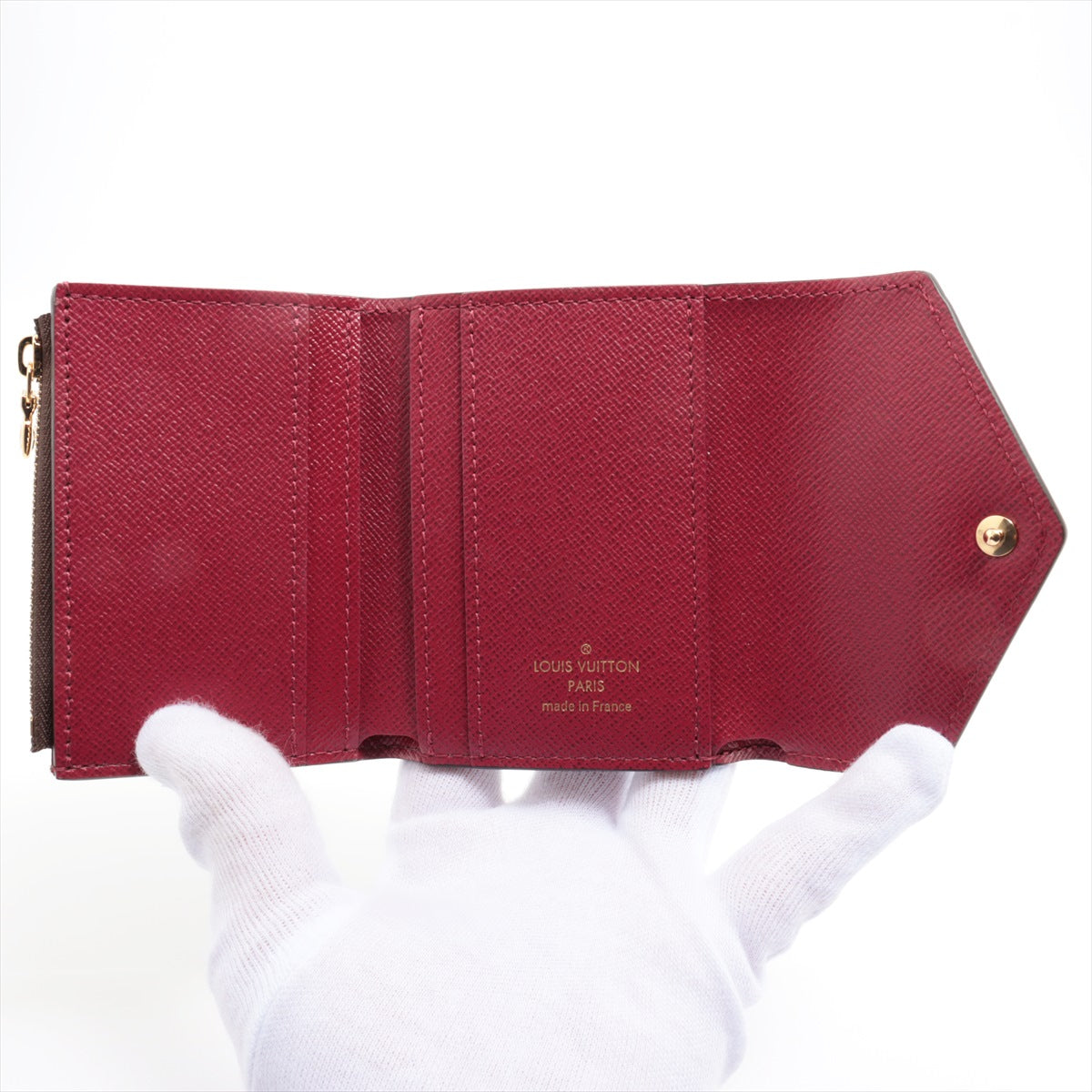 Louis Vuitton Monogram Portfolio Zoe M62932 Fushai Compact Wallet