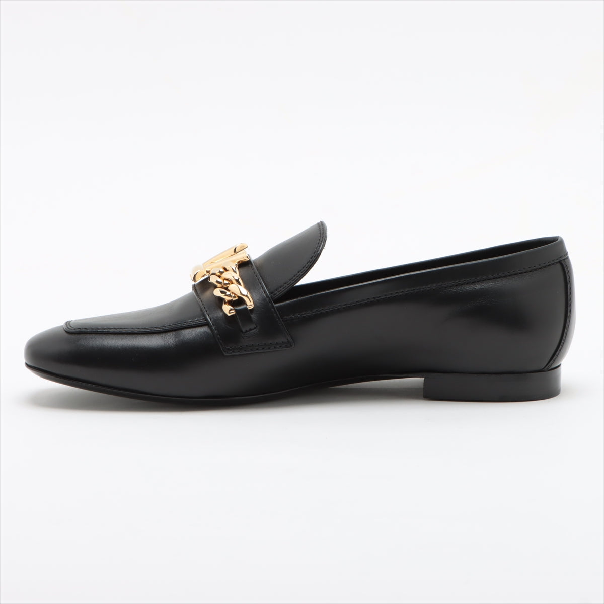Louis Vuitton Leather Shoes Men's Size 35 1/2 Black SC0178