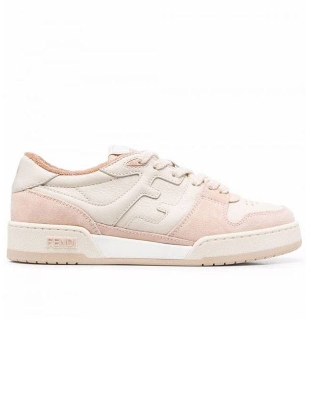 Luxury Fendi Women's Match Low Top Sneakers Pink