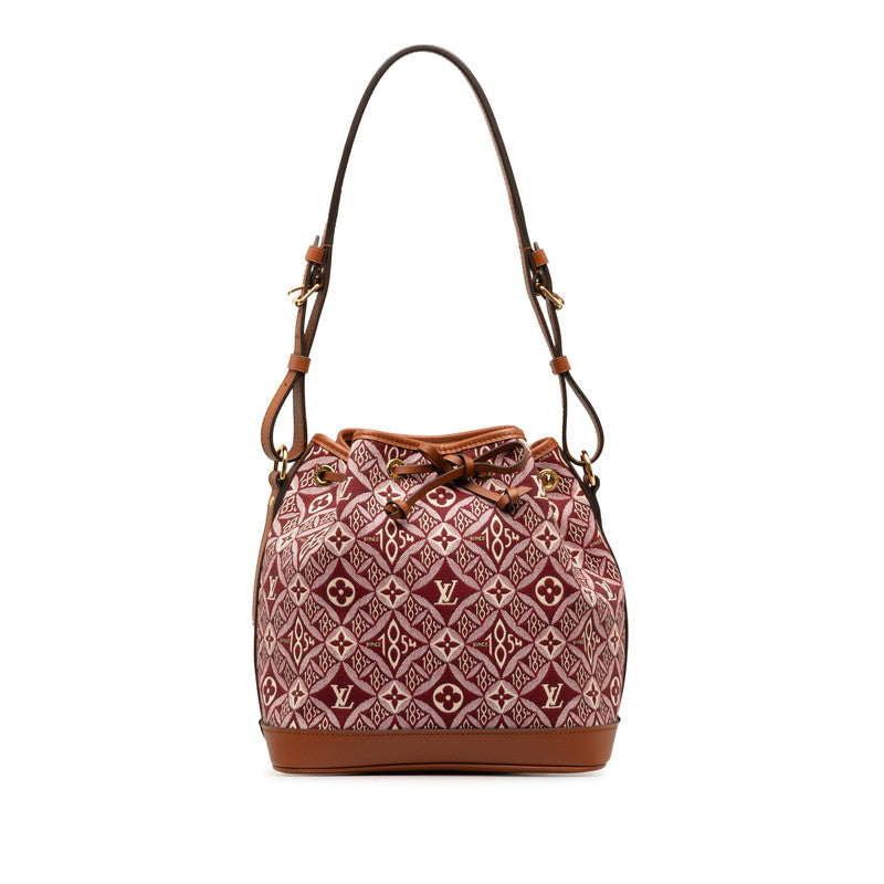Louis Vuitton Monogram Putinoe SINCE 1854 Shoulder Bag M57154 Wine Red Brown Canvas Leather  Louis Vuitton
