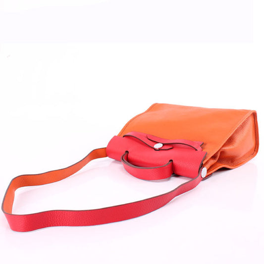 Luxury Hermes Herbag H1090 2way Orange