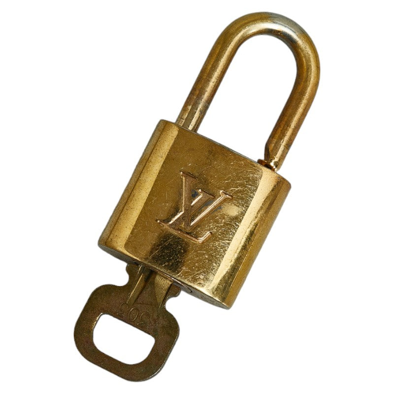 Louis Vuitton Nanjing lock padlock key 10 points set gold mecky ladies LOUIS VUITTON