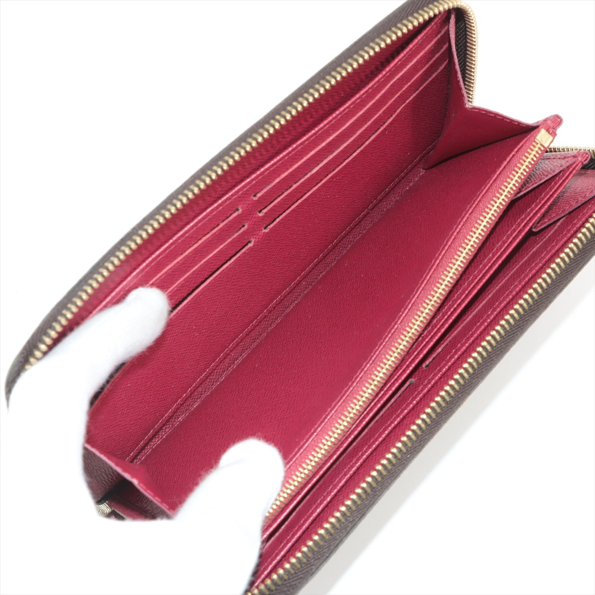 Louis Vuitton Monogram  Wallet M41895 Fushai Round Zip Wallet