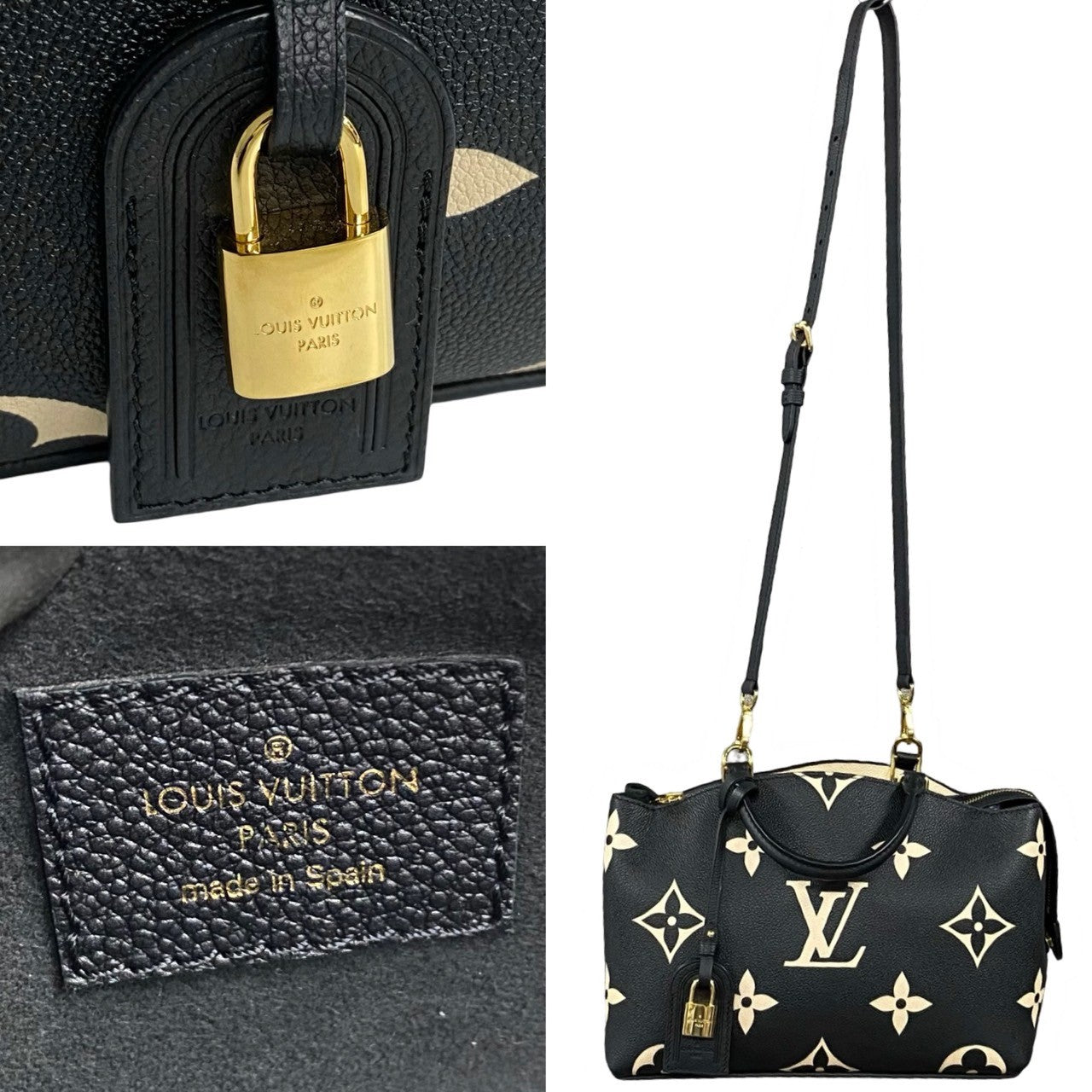 Louis Vuitton Petit Palais PM Leather Handbag