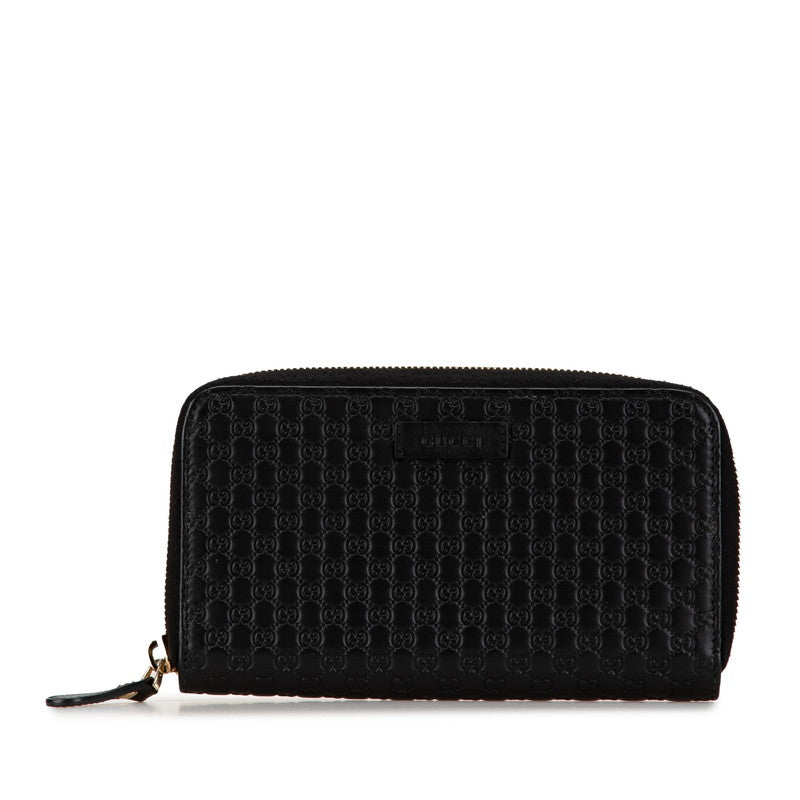 Luxury Gucci Trending 2025 MicroLuxury Gucci Trending 2025ssima Leather Zip Wallet 449391