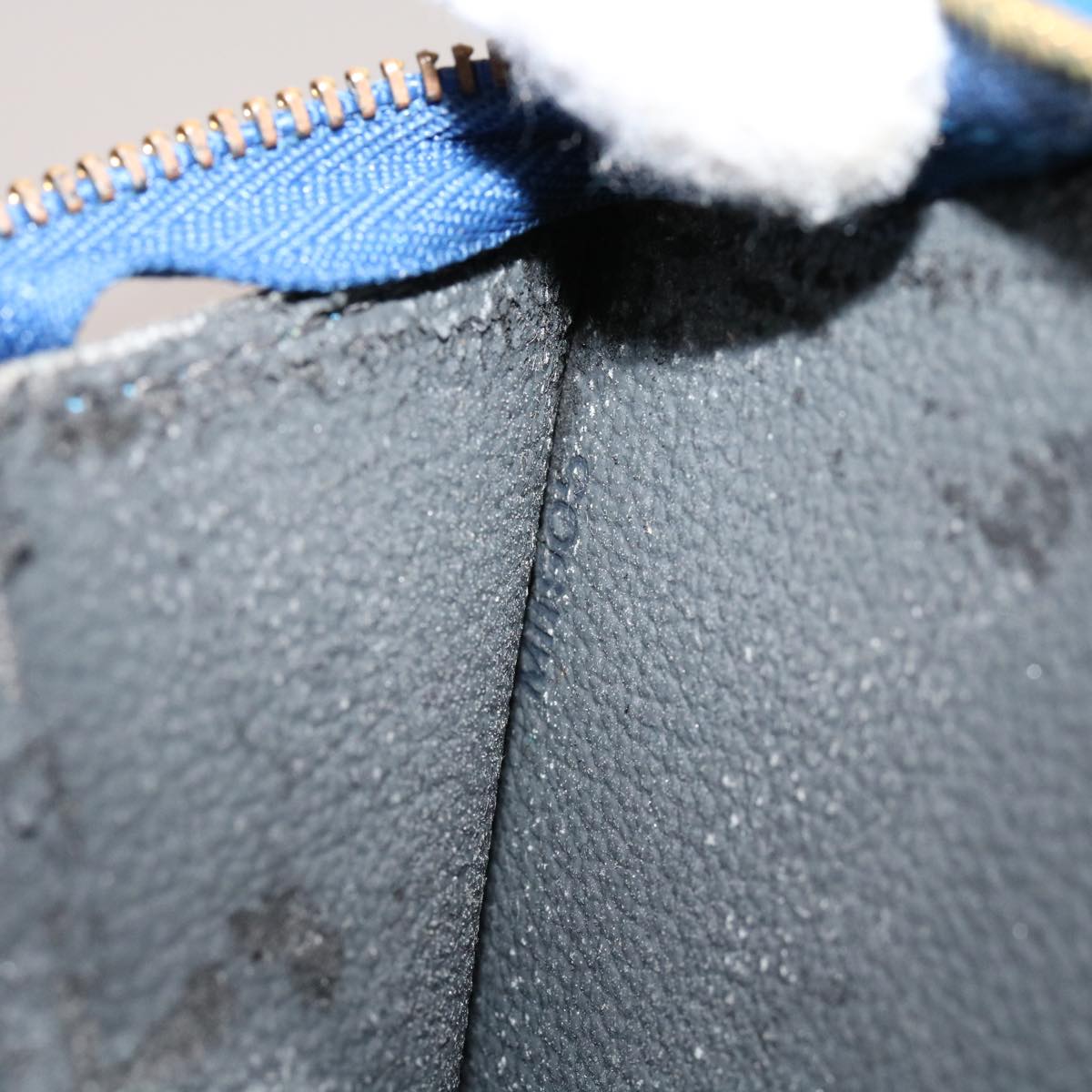 LOUIS VUITTON Epi Trousse Crete Pouch Blue M48405 LV 70000