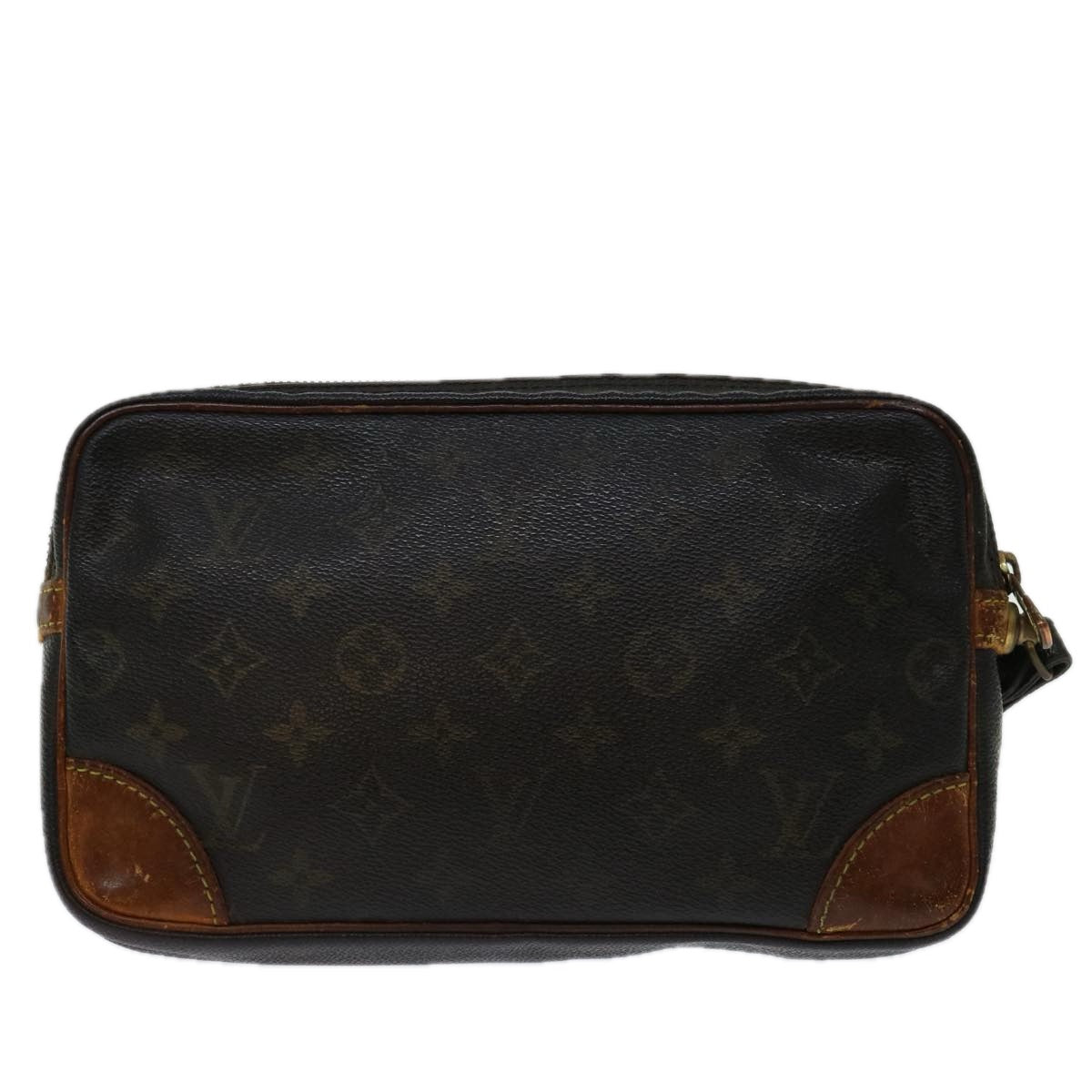 LOUIS VUITTON Monogram Marly Dragonne GM Clutch Bag M51825 LV 70003