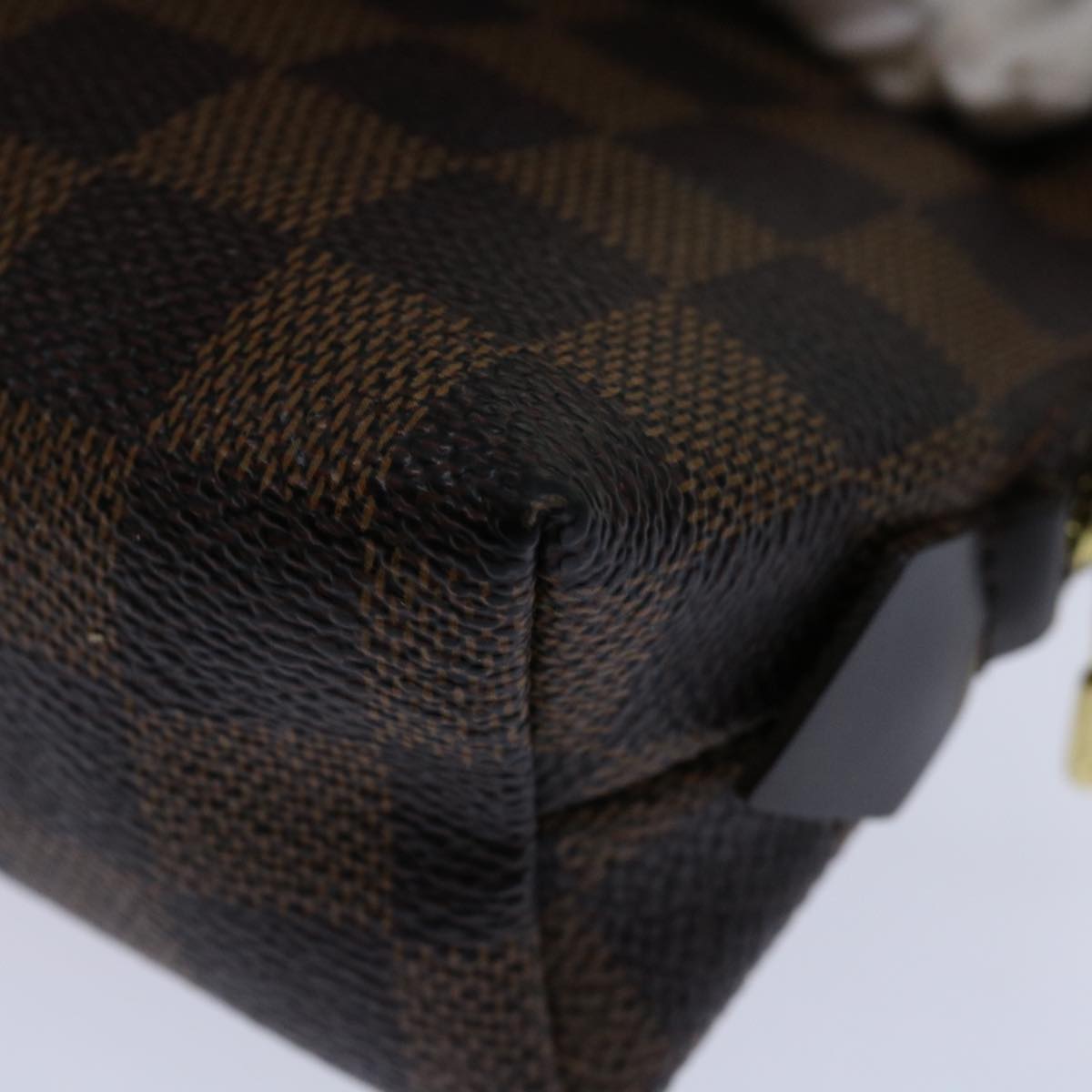 LOUIS VUITTON Damier Ebene Pochette Cosmetic PM Pouch N47516 LV 70005