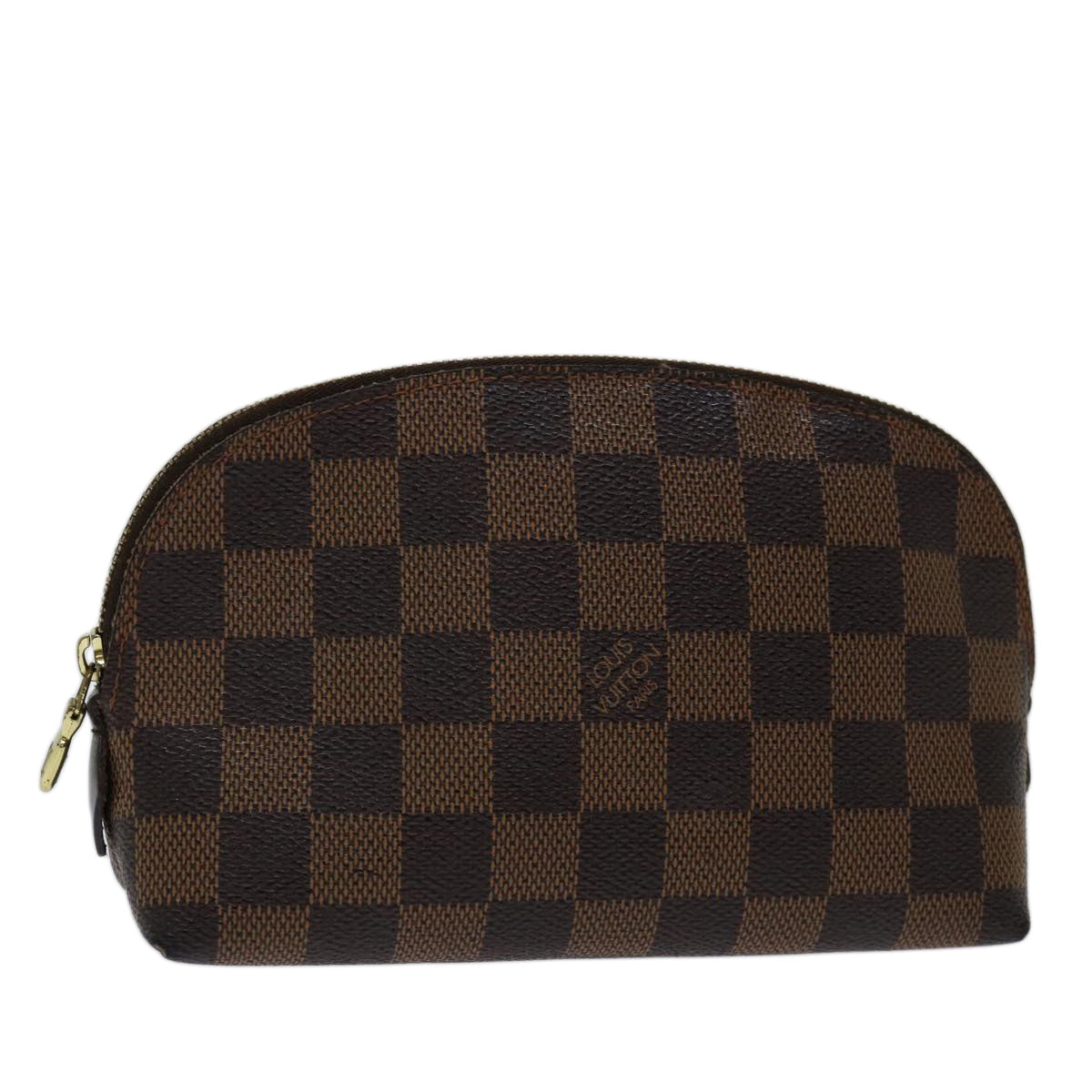 LOUIS VUITTON Damier Ebene Pochette Cosmetic PM Pouch N47516 LV 70007