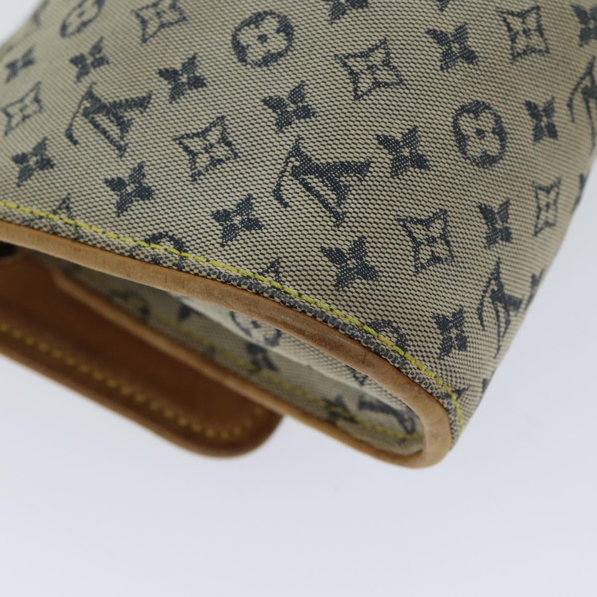 LOUIS VUITTON Monogram Mini Camille Chain Shoulder Bag Blue M92002 LV 70009